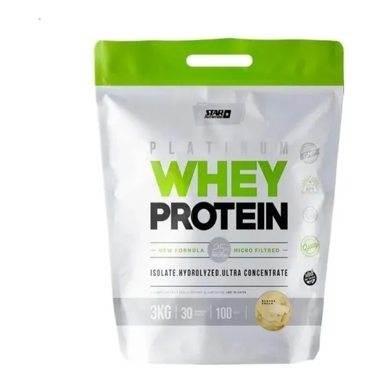 Platinum Whey Protein Star Nutrition 3kg X 2 Unidades       