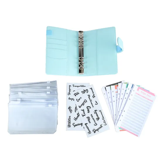 De Cuaderno A6 Pu Con Cierre De Bolsillo De Bolsillo
