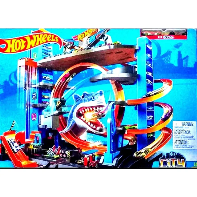 Hot Wheels Super Ultimated Mega Garage Tiburón 2018 N.u.e.v.