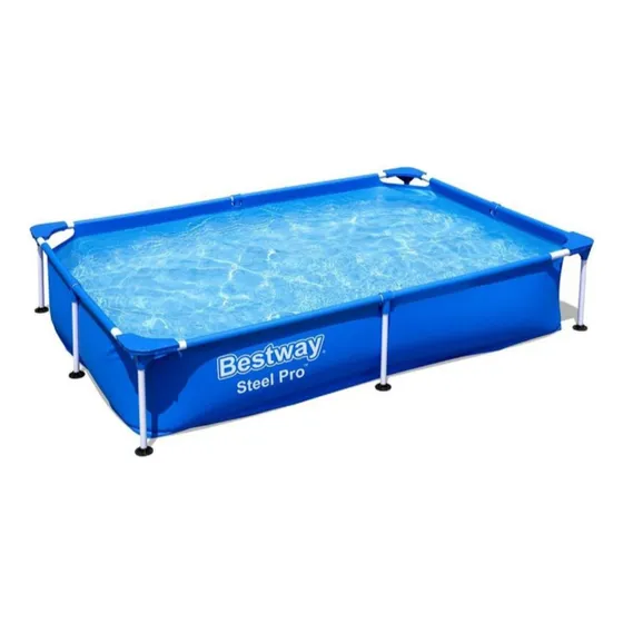 Piscina  Steel Pro De 2.21m Largo X 1.50 Ancho X 43cm Alto 