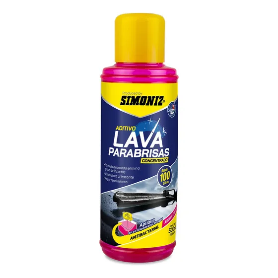 Aditivo Lavaparabrisas Simoniz Concentrado Chicle 500ml