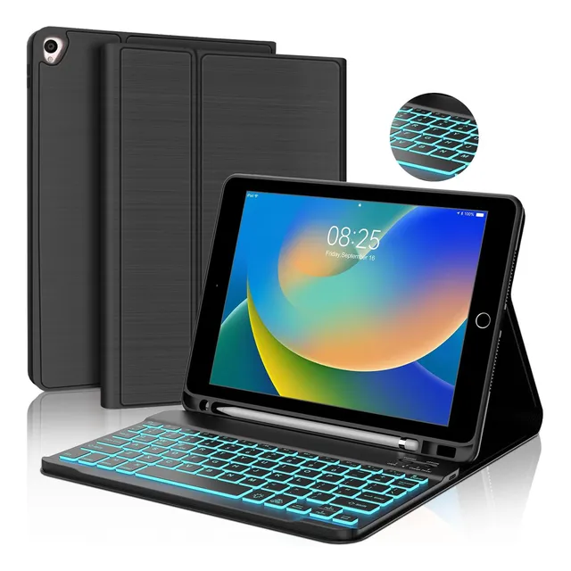 Funda Teclado Para iPad 7a/8a/9a Gen 10.2