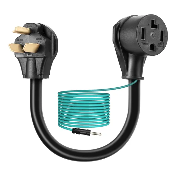 Adaptador De Enchufe Para Secadora Dewenwils De 4 A 3 Clavij