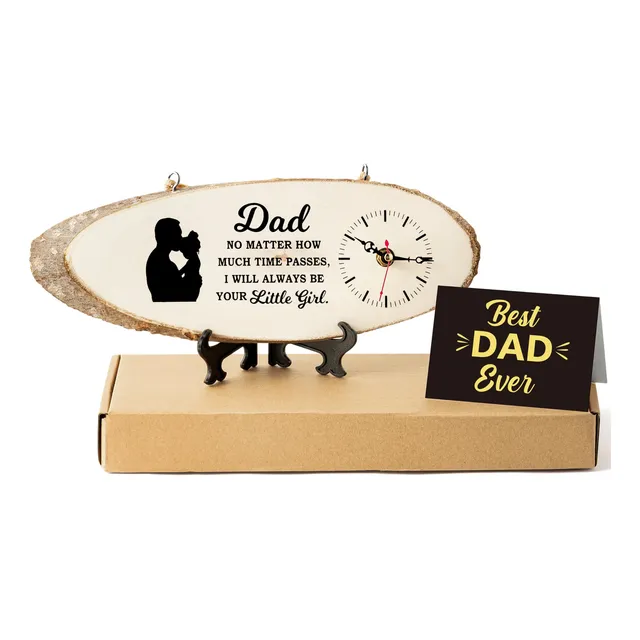 Horse Reloj Madera Regalo Para Papa Dia Padre Cumpleaño Hija