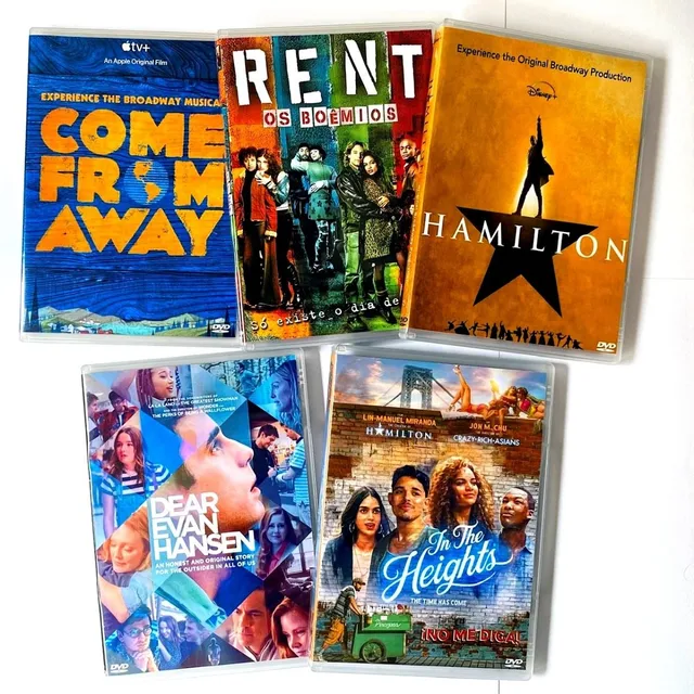 Dvd Hamilton In The Heights Come From Away Evan Hansen Rent