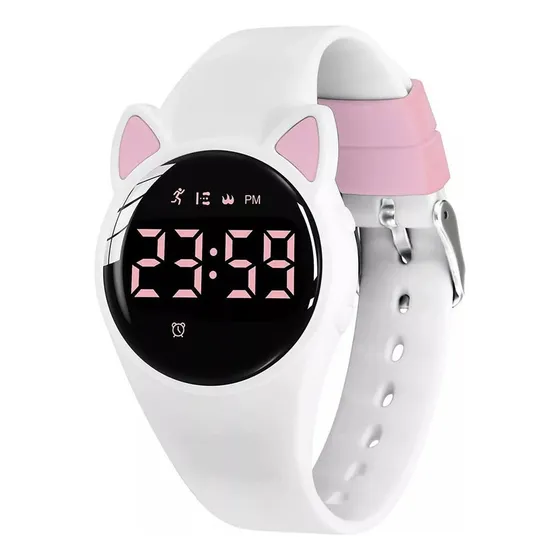 Nuevo Reloj Digital Infantil Deportivo Impermeable Kawaii