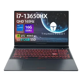 Nvidia Geforce Rtx 4060 Thunderobot R15 I7 13650hx Ddr5 16 Gb Ram 512gb Ssd 15.6'' Qhd 165 Hz Windows 11 Pro Español Latino