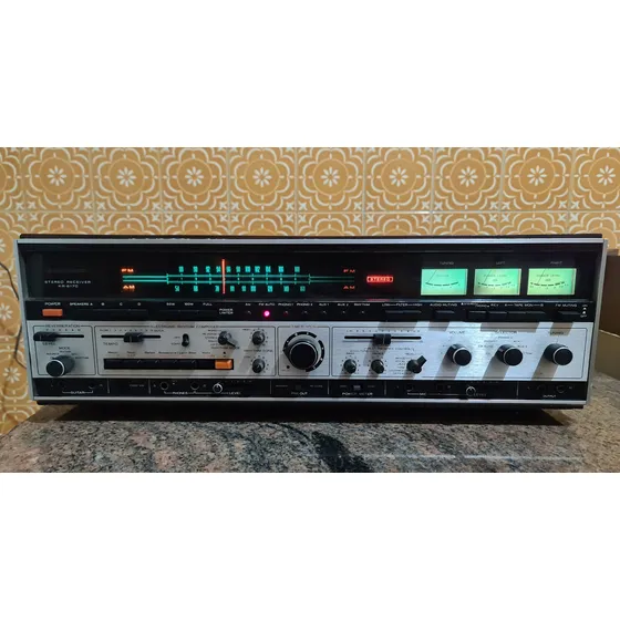 Receiver Kenwood Kr 6170 Made In Japan 1971 Jumbo Prateado