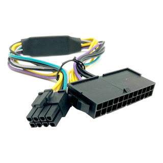 Cabo De Adaptador De Energia Atx De 24 Pinos A 8 Pinos Genér Cabo De Adaptador De Energia Atx De 24 Pinos A 8 Pinos Genér