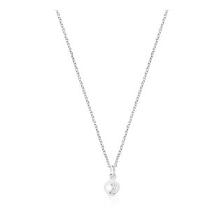 Collar Icon Pearl De Plata Y Perla Tous Color Plateado Collar Icon Pearl De Plata Y Perla Tous Color Plateado