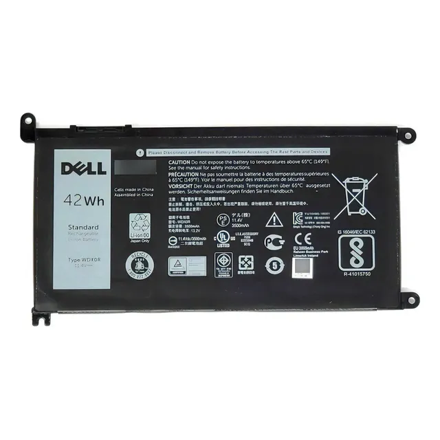 Bateria Dell Wdx0r Color Negro