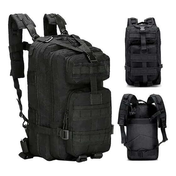 Bolso Morral Táctico 30 L Uso Rudo Laptop Multiusos Militar 