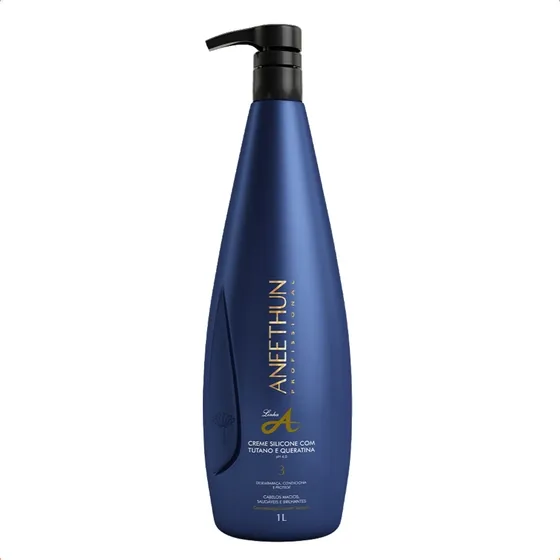 Creme De Silicone Com Tutano Aneethun 1 Litro Linha A System