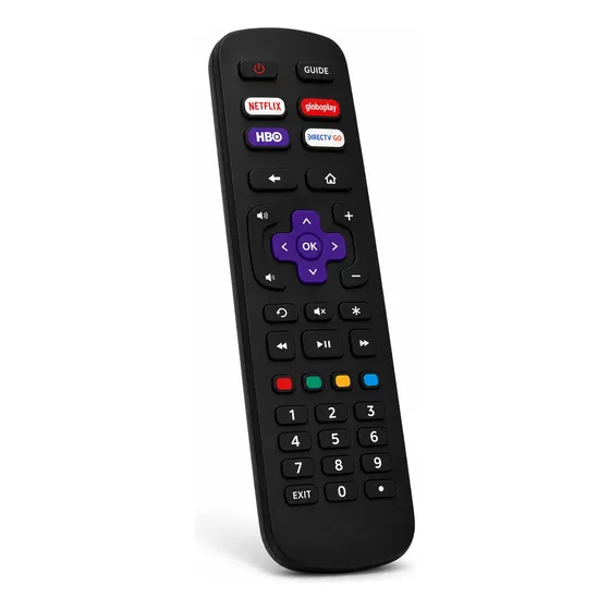 Controle Remoto Compatível Roku Tcl Philco Aoc Smart