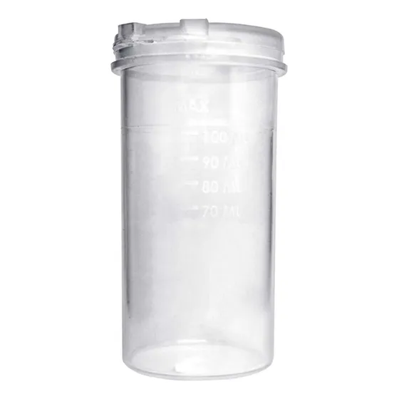 Frasco P/ Amostras Com Tiossulfato Sódio Pote 100ml C/ 25 Un