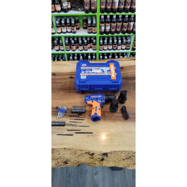 Taladro Inalambrico 12v Tipo C 20nm + Accesorios