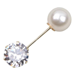 Broche Pin Fechar Decote Casaco Em Cristal Austríaco Perola Broche Pin Fechar Decote Casaco Em Cristal Austríaco Perola