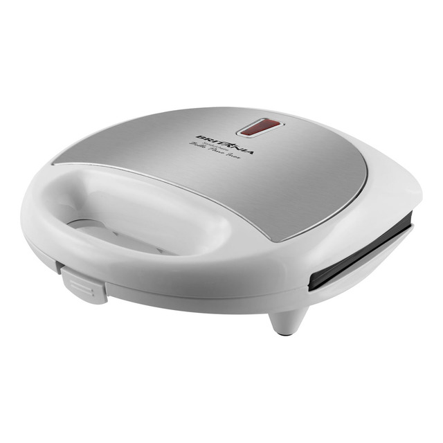 Sanduicheira Bello Pane Inox Com Placas Antiaderentes E Potência De 750w Cor Branco Britân... Sanduicheira Bello Pane Inox Com Placas Antiaderentes E Potência De 750w Cor Branco Britân...