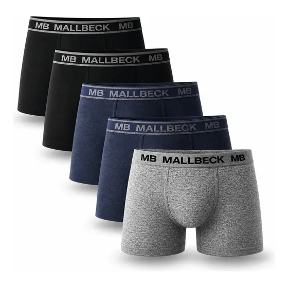 Kit 5 Cuecas Boxer Original Algodão Cotton
