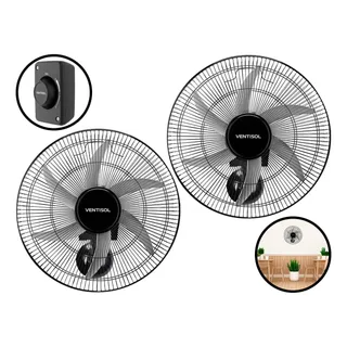 Ventilador Parede Igreja Academia Industrial 50cm Kit 02 Ventilador Parede Igreja Academia Industrial 50cm Kit 02