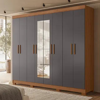 Guarda Roupa Grande Atenas 8 Portas 4 Gavetas C Espelhos Pes Guarda Roupa Grande Atenas 8 Portas 4 Gavetas C Espelhos Pes