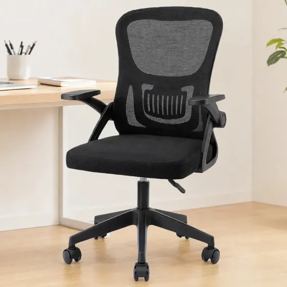 Silla Ergonómica Verona Silla De Escritorio Reposabrazos 3D Ejecutiva Giratoria Soporte Lumbar Biónico Oficina Vidita Color Negro