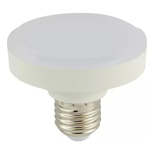 10 Focos 9w Led Plano Luz Fría 6500k Tecno Lite Ledm-001/65