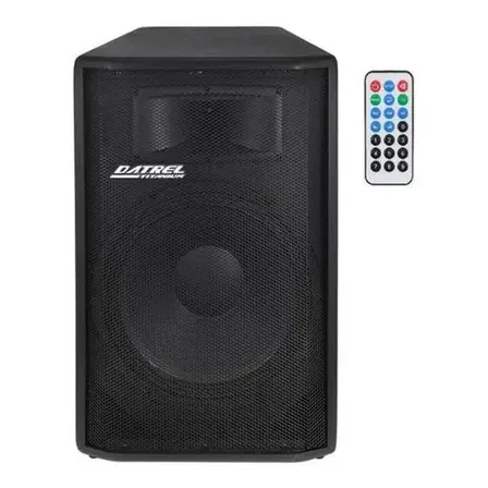 Caixa De Som Bluetooth Datrel Ativa 15 300w Preta 127/220v