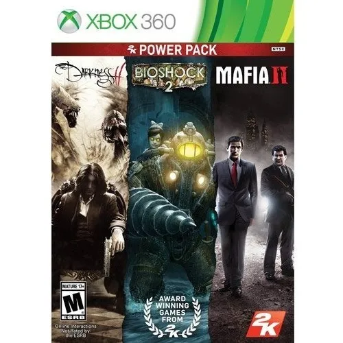 2k Power Pack, Darkness 2, Bioshock 2, Mafia 2 ( Xbox360 )