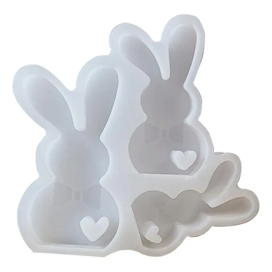 Molde De Silicona De Conejito De Pascua Molde Con Forma De C