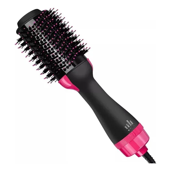 Escova Secadora Alisadora Modeladora 1000w Uso Profissional 127V Cor Preto