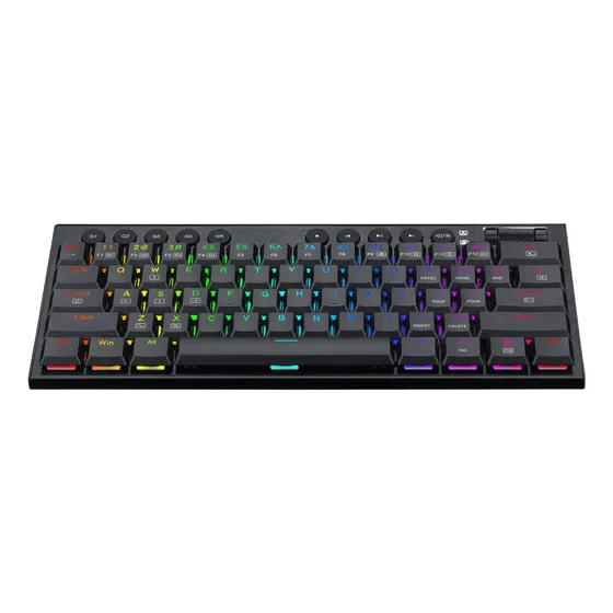 Teclado Mecanico Redragon Horus Mini K632-pro 60% Wireless Color del teclado Negro Idioma Inglés US