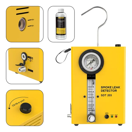 Detector De Fugas Tubería Evap Auto Con Manómetro Y Aceite