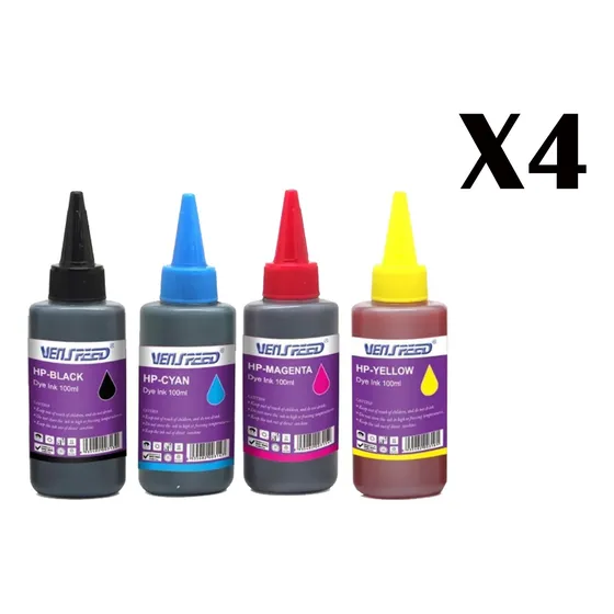 Tinta Dye Para Hp 100 Ml