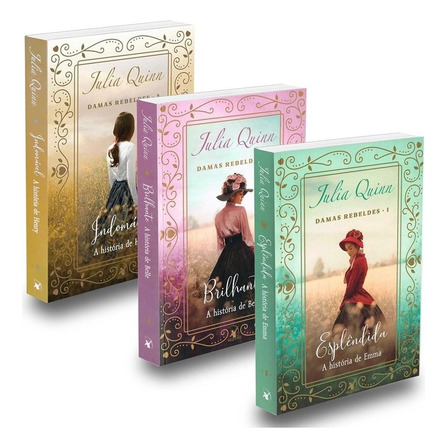 Trilogia Damas Rebeldes - Julia Quinn: Não Aplica, De : Julia Quinn. Série Não Aplica, Vol. Não Aplica. Editora Arqueiro, Capa Mole, Edição Não Aplica Em Português, 2021 Trilogia Damas Rebeldes - Julia Quinn: Não Aplica, De : Julia Quinn. Série Não Aplica, Vol. Não Aplica. Editora Arqueiro, Capa Mole, Edição Não Aplica Em Português, 2021