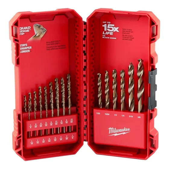 Broca Milwaukee Red Helix Cobalt 23 Peças