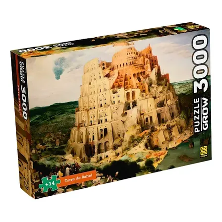 Quebra Cabeça Grow Torre De Babel 3000 Pcs