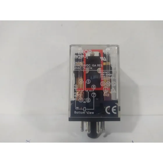 Relé De Control 8 Pines Redondo Marca Omron Bobina 110v 
