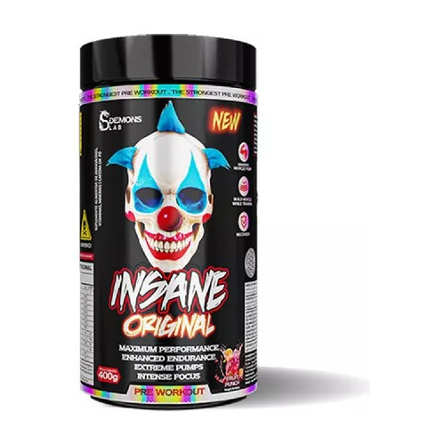 Pré Treino Insane 400g Demons Lab Pré Treino Insane 400g Demons Lab