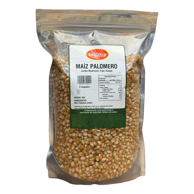 Maíz Palomero Tipo Hongo Mushroom Jumbo 2 Kilogramos