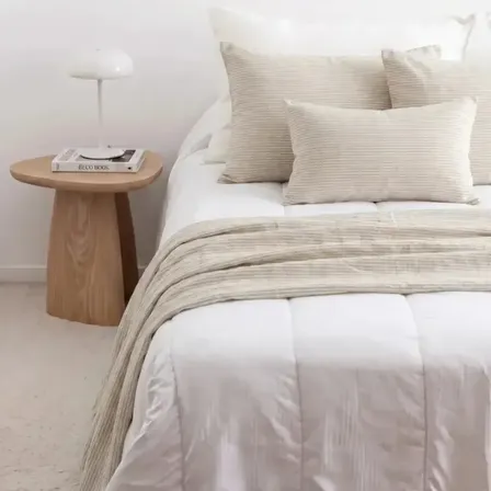 Kit Manta Pie Cama Deluxe + 6 Fundas De Regalo | Ganga Home
