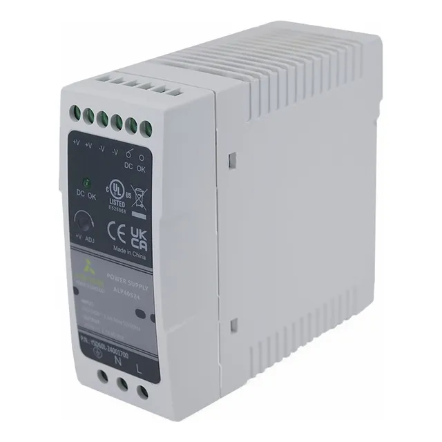 Fuente De Poder 40w 1.7a 24vdc Equi Meanwell Mdr-40-24
