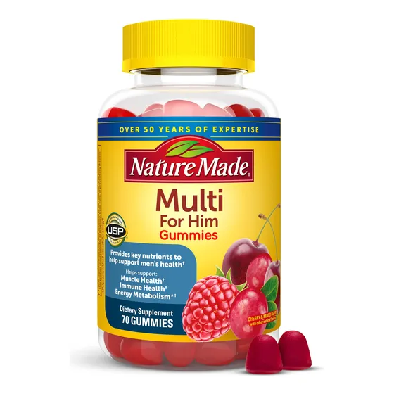 Multivitamínico Nature Made Multi Para Hombre, 70 Gomitas