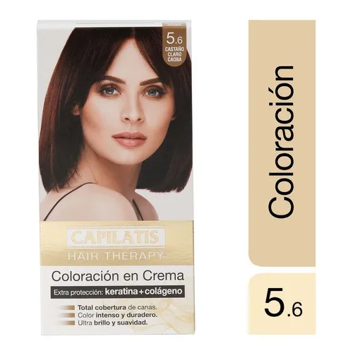 Tinta Capilatis Hair Therapy Capilatis Coloración En Crema tono 5.6 para cabello