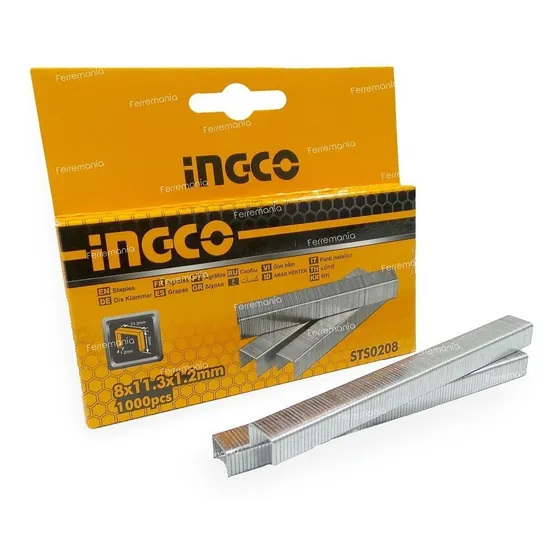 Corchete Grapa 10mm (3/8) Caja 1.000 Pzas Ingco Sts0210