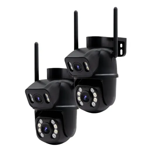 Kit Câmera Externa Wifi Dupla Yosee 2 Em 1 Visão Noturna