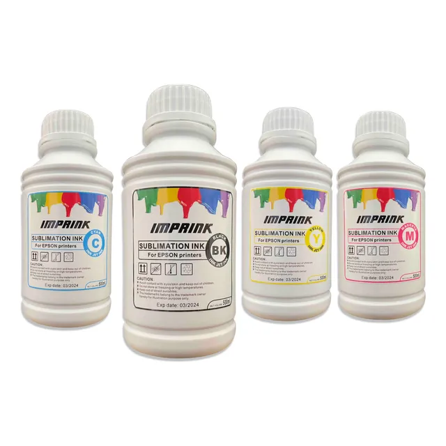 Tinta Imprink Sublimacion Para Todas Impresoras Epson 500ml