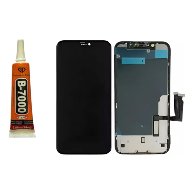 Tela Frontal Display Compatível Com Iph Xr  Oled + Cola 15ml