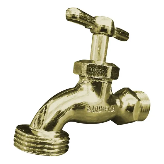 Llave De Chorro Dorada 1/2 .