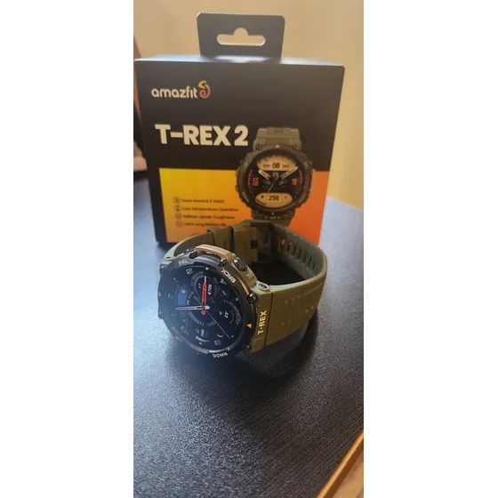 Smartwatch Amazfit T-rex 2 Gps Verde Resistente 100m Verde Mesh Verde Negro